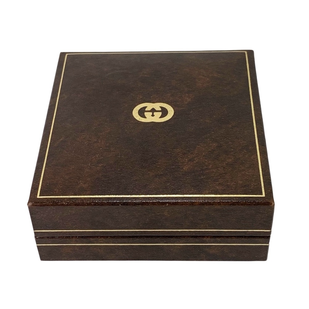 Gucci Brown and Gold Jewelry Box